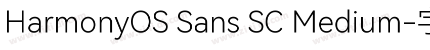 HarmonyOS Sans SC Medium字体转换 HarmonyOS Sans SC Medium字体转换